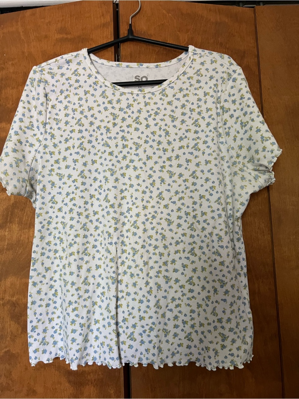 SO Floral Top sz 2X